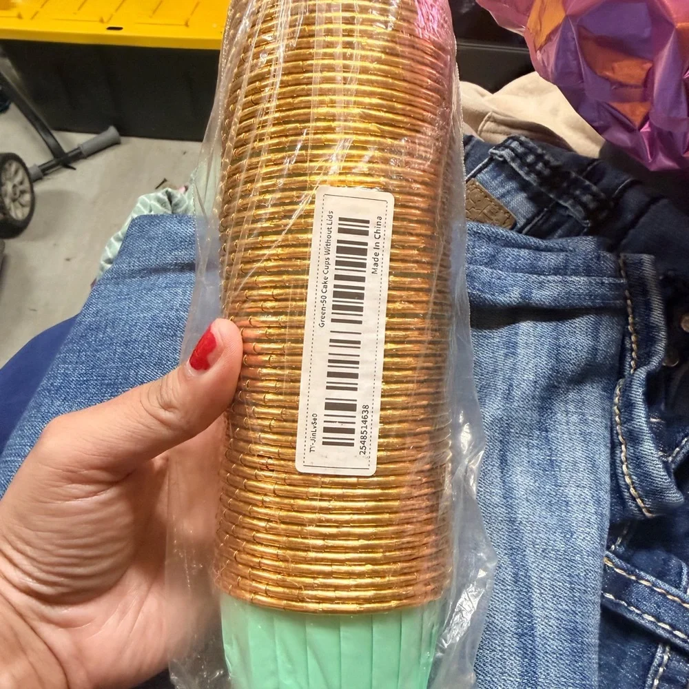 Blue & Turquoise Cupcake Liners‎